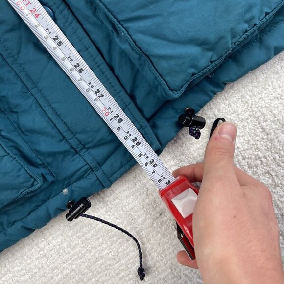 Vintage Retro REI Blue Goose Down Quilted Mountain Parka Jacket Hooded (*Read*) - Picture 16 of 16